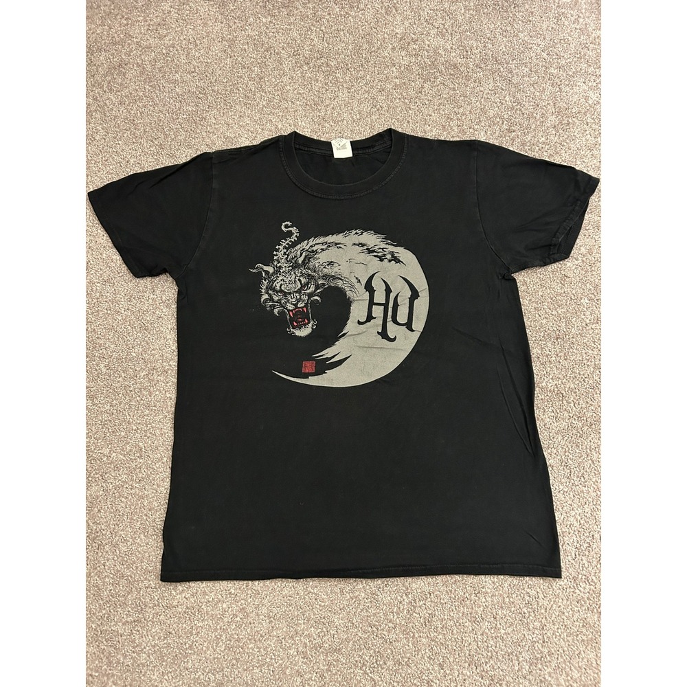 The Hu Band Graphic T-Shirt Mens Medium Black Excellent Mongolian Folk Metal Tee